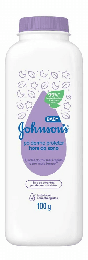 Produto Talco em pó dermo protetor johnsons baby hora do sono 100g johnson & johnson foto 1