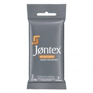 Produto Preservativo jontex marathon ereçao prolongada com unidades foto 1
