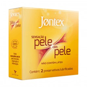 Produto Preservativo jontex pele com pele com 2 unidades foto 1