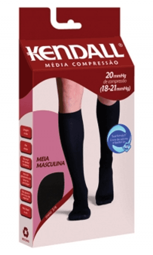Produto Meia calca 3/4 masculina kendall media compressao tamanho g cor preta referencia 1813 foto 1