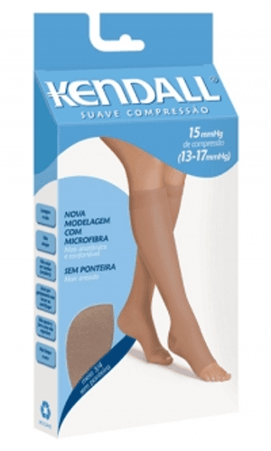 Produto Meia 3/4 kendall suave compressao sem ponteira tamanho m cor mel referencia 2272 foto 1