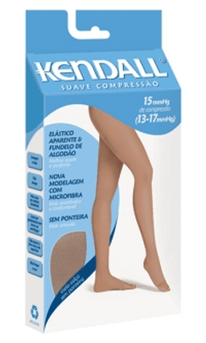 Produto Meia calca kendall suave compressao sem ponteira tamanho p cor mel referencia 2261 foto 1