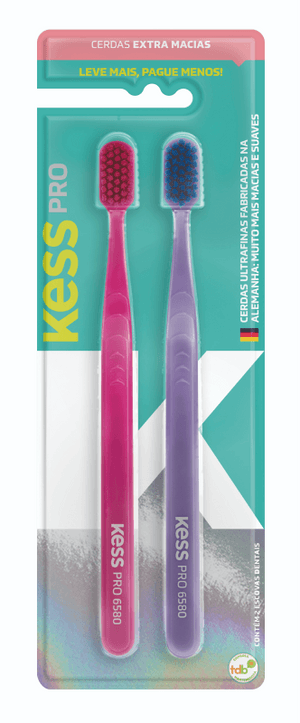 Produto Escova dental pro extra macia 2 unidades kess foto 1