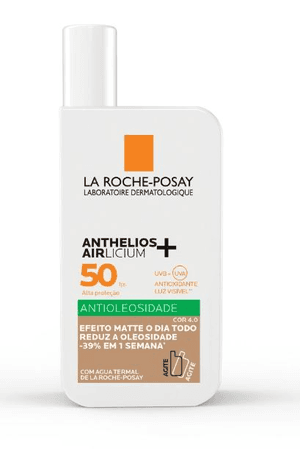 Produto Protetor solar facial la roche anthelios airlicium fluido antioleosidade fps50 cor 4.0 40ml foto 1