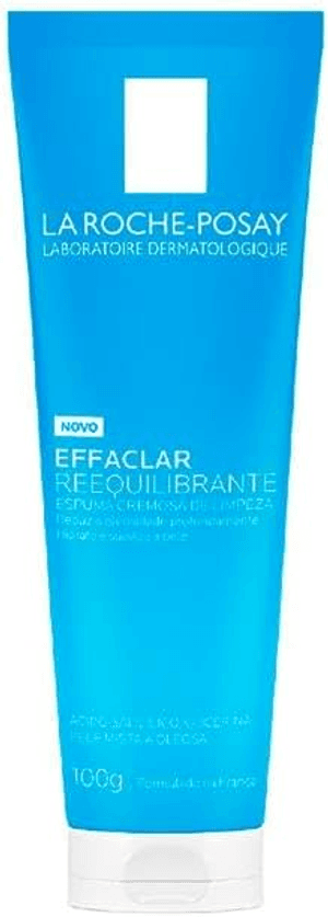 Espuma cremosa de limpeza effaclar reequilibrante 100g la roche