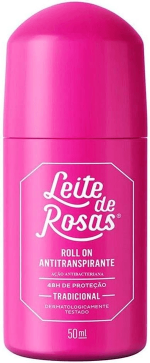 Produto Desodorante leite de rosas roll-on tradicional 50ml foto 1