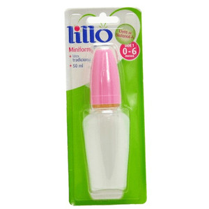 Produto Mamadeira lillo miniform rosa 50 ml referencia 601130 foto 1