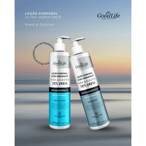 Produto Loção corporal goodlife ultra hidratante com aveia elastina e ureia 10 para pele extra seca 500g foto 1
