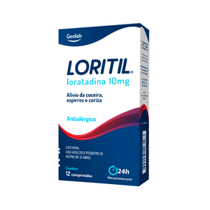 Produto Loritil 10mg 12 comprimidos foto 1