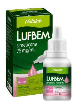 Produto Lufbem simeticona 75ml sabor morango gotas 15ml natulab foto 1