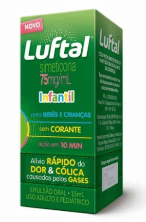 Produto Luftal 75mg gotas infantil sem corante foto 1