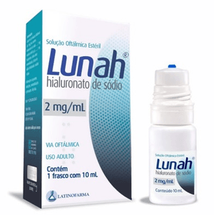 Produto Lunah 2mg/ml solucao oftalmica 10ml foto 1