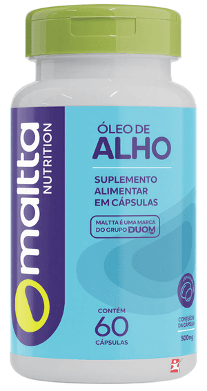 Produto Suplemento alimentar óleo de alho 500mg 60 cápsulas maltta foto 1