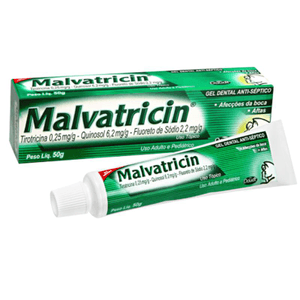 Produto Creme dental malvatricin 50 gramas gel foto 1