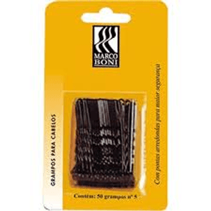 Produto Grampo p/cab preto c/50un marco boni foto 1