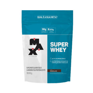 Produto Super whey chocolate refil 900g max titanium foto 1
