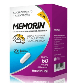 Produto Maxinutri memorin caixa com 60 capsulas foto 1