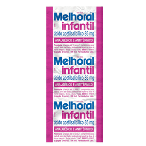 Produto Melhoral infantil envelope com 8 comprimidos foto 1