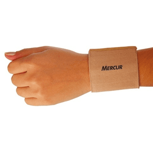 Produto Munhequeira elastica com ajuste mercur cor bege 1 par referencia bc0054-02 foto 1