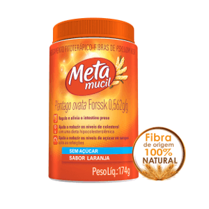 Produto Metamucil laranja pote 174 gramas foto 1