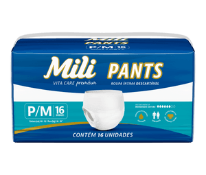 Produto Roupa intima vita care pants p/m 16 unidades mili foto 1