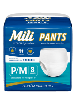Produto Roupa intima vita care pants p/m 8 unidades mili foto 1