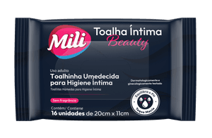 Produto Lenço umedecido para higiene íntima 16 unidades mili foto 1