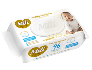 Produto Toalha umedecida love & care 100 unidades mili foto 1