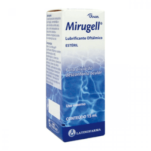 Produto Mirugell lubrificante oftalmico frasco 15 ml foto 1