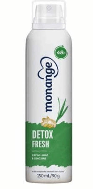 Produto Desodorante aerossol monange detox fresh 150ml foto 1