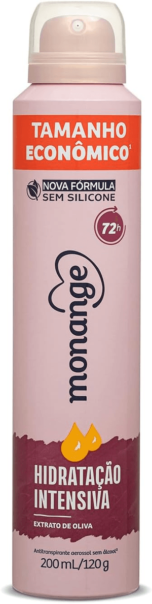 Produto Desodorante aerossol hidratação intensiva 200ml monange foto 1
