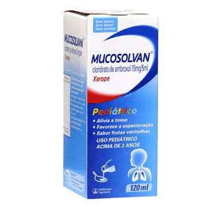 Produto Mucosolvan xarope pediátriaco 120ml foto 1