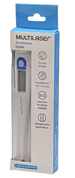 Produto Termometro clinico digital multilaser branco hc070 foto 1