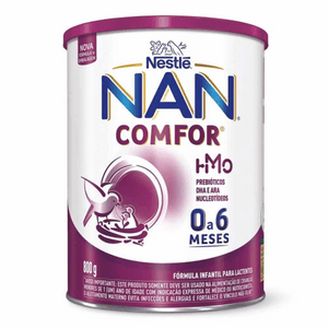 Produto Fórmula infantil nan comfor 1 - 0 a 6 meses 800g nestlé
 foto 1