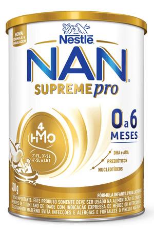 Produto Fórmula infantil nan supreme pro 0 a 6 meses 400g nestlé foto 1