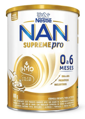 Produto Fórmula infantil nan supreme pro 0 a 6 meses 800g nestlé foto 1