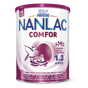 Produto Fórmula infantil nanlac comfor 1 a 3 anos 800g nestlé foto 1