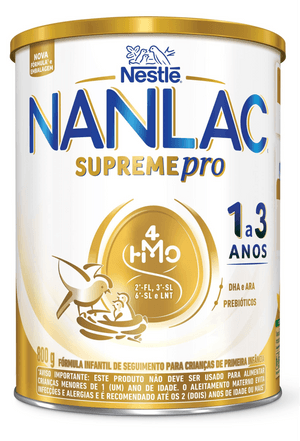 Produto Fórmula infantil nanlac supreme pro 1 a 3 anos 800g nestlé foto 1