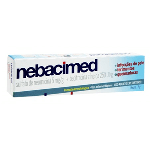 Produto Nebacimed pomada adulto 15g cimed foto 1