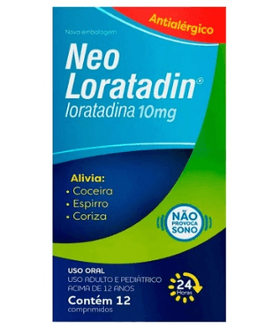 Produto Neo loratadin loratadina 10mg 12 comprimidos neo química foto 1