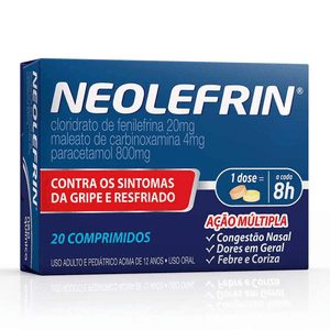 Produto Neolefrin 20 comprimidos neo química foto 1