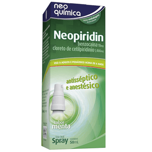Produto Neopiridin menta spray frasco com 50ml foto 1