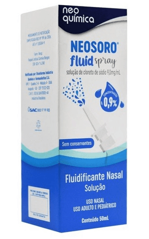 Produto Neosoro fluid spray 0,9% 50ml neo quimica foto 1