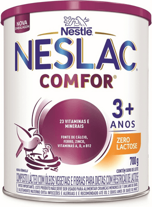 Produto Composto lácteo neslac comfor zero lactose 3+ anos nestlé foto 1