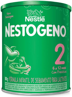 Produto Fórmula infantil nestogeno 2 6 a 12 meses 800g nestlé foto 1