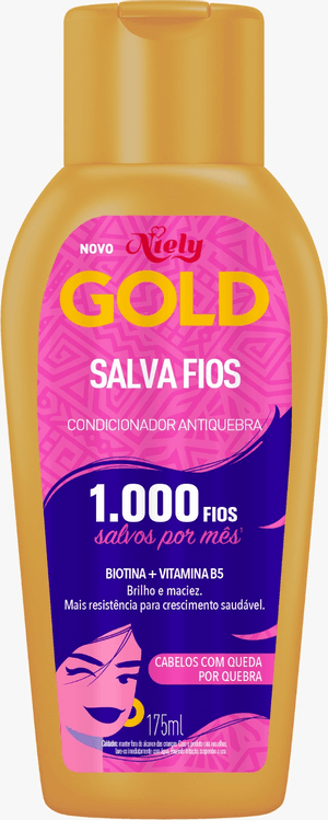 Produto Condicionador antiqueda salva fios 175ml niely gold
 foto 1