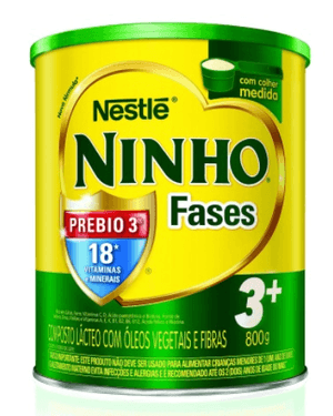 Produto Composto lácteo ninho fases 3+lata 800g foto 1