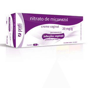 Produto Nitrato de miconazol creme vaginal 80 gramas+14 aplicadores generico prat-donaduzzi foto 1