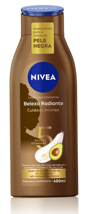 Produto Loção deo hidratante beleza radiante cuidado intenso 400ml nivea foto 1