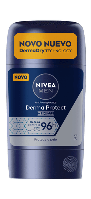 Produto Desodorante antitranspirante stick derma protect clinical men 54g nivea foto 1